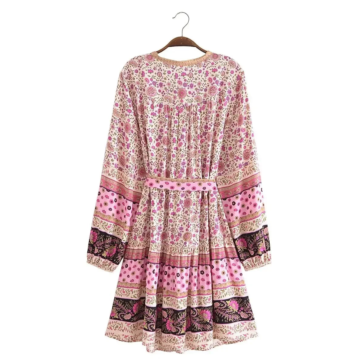 Haya's boho casual mini dress