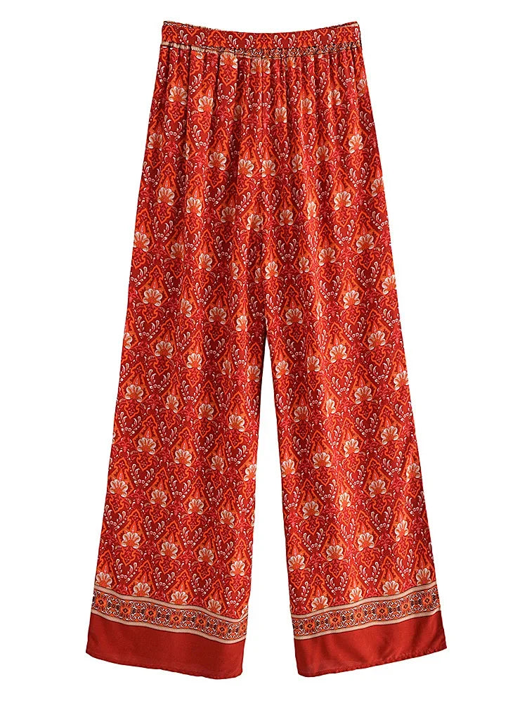 Vera's boho wide leg pants