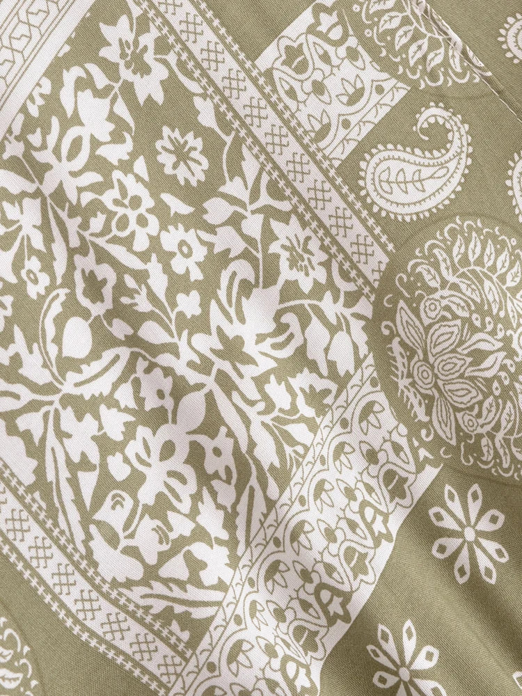 Alice's Vintage, Floral, Print, Batwing sleeves, stylish, Trendy, Boho, Maxi Bohemian Dress