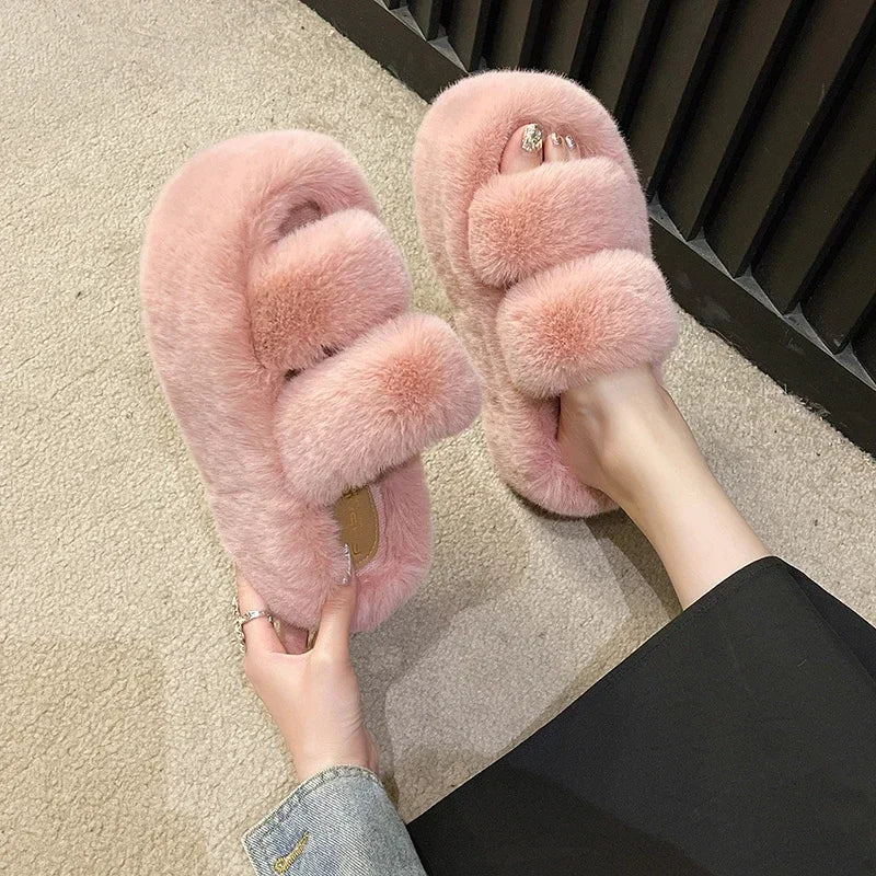 Mimi's Furry Slippers