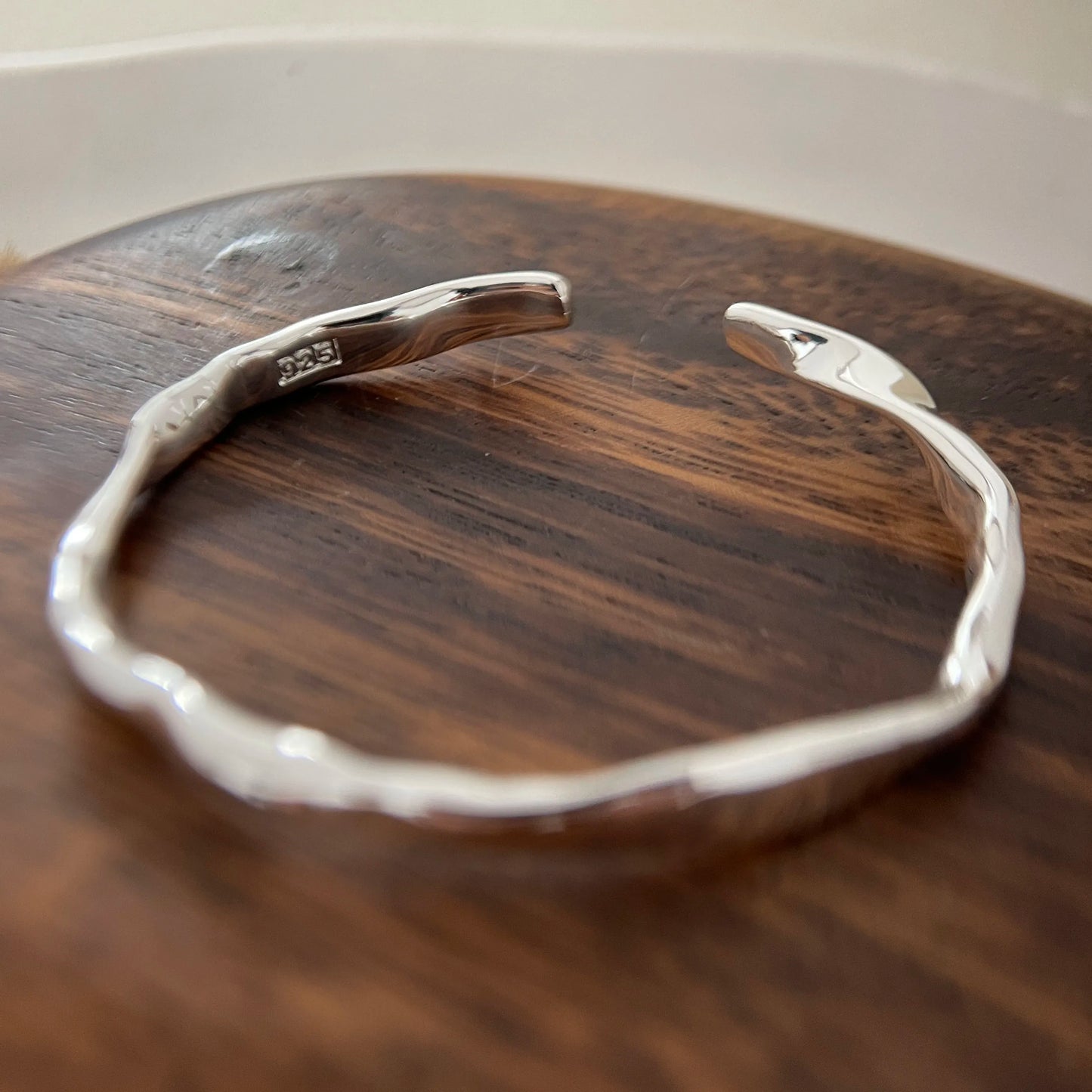 Maria's Solid, 925 Sterling Silver, Vintage, Handmade, Trendy, Minimalist, Stylish Bracelet