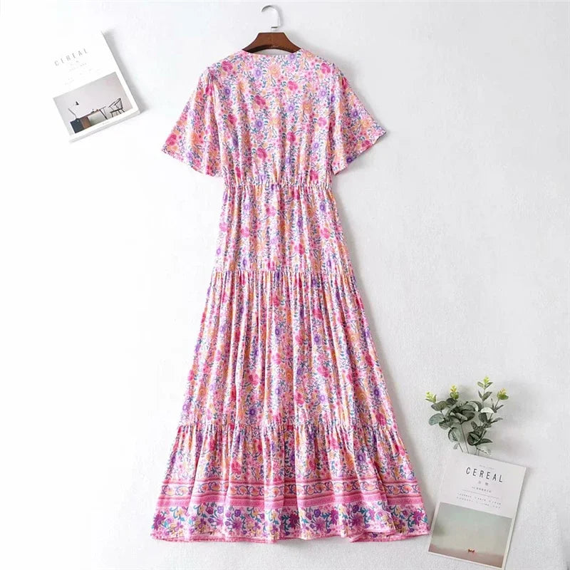 Irene's A-line boho dress