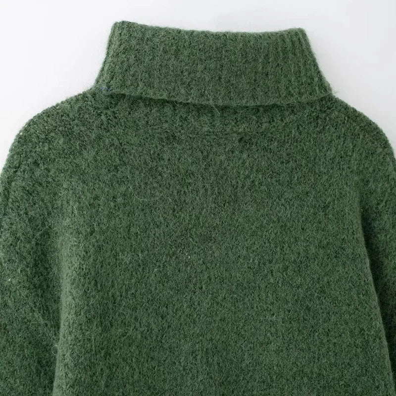 Karen's Pullover Sweater, Turtleneck, Knitted, Winter, Trendy, Stylish, Long sleeves Jumper