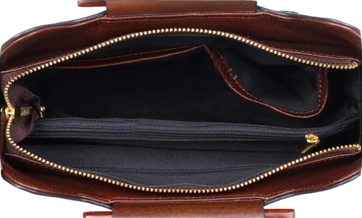 Huda's Retro, Vintage, Genuine Leather, Trendy, Stylish, Handmade, Shoulder Bag