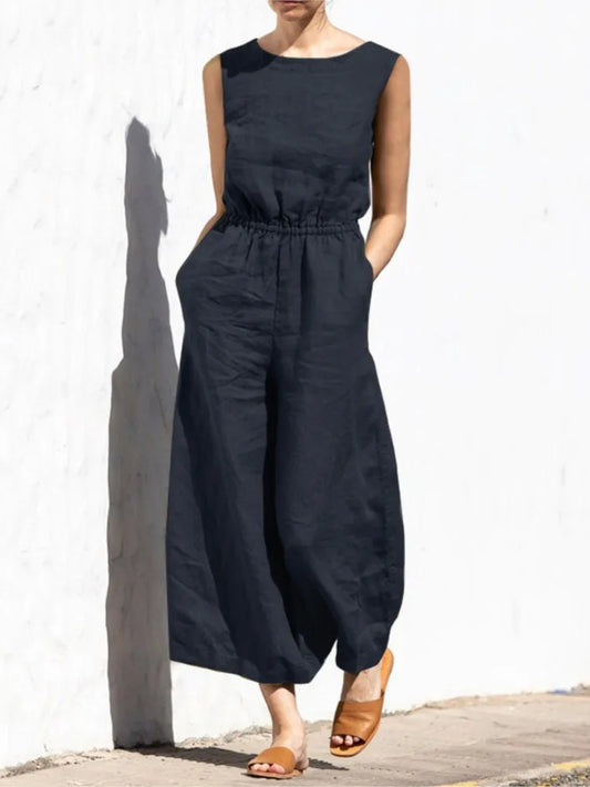 Elanor's linen casual jumpsuit