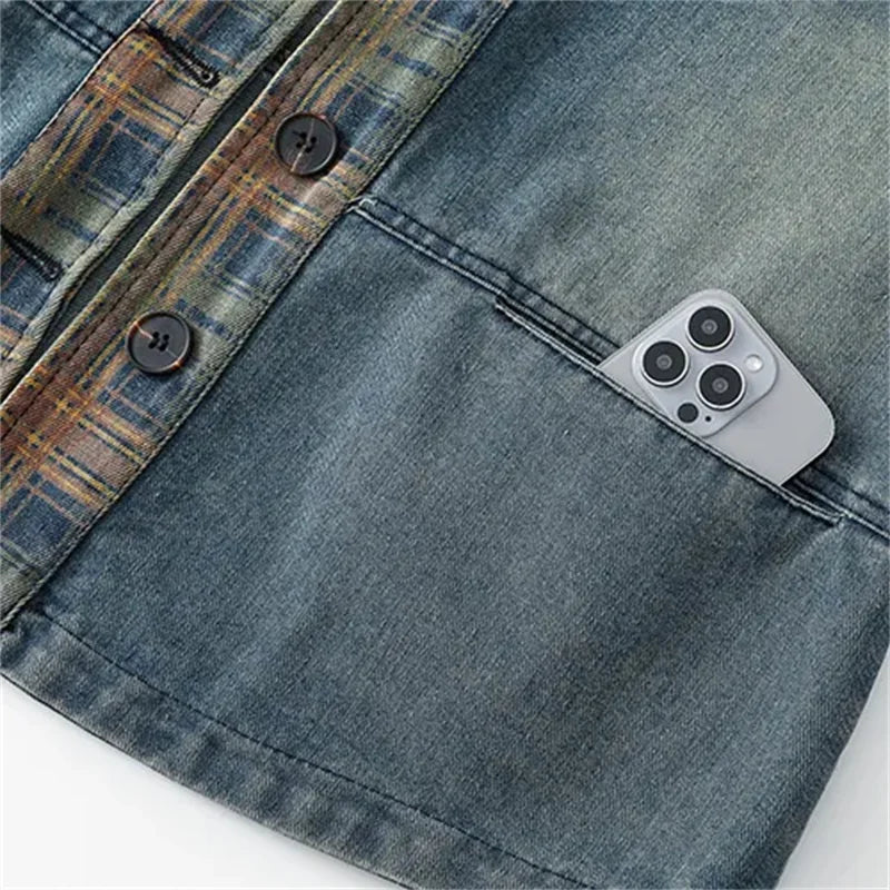 Didi's Casual, Trendy, Stylish, Waistline, Cotton, Denim, Jeans Vest