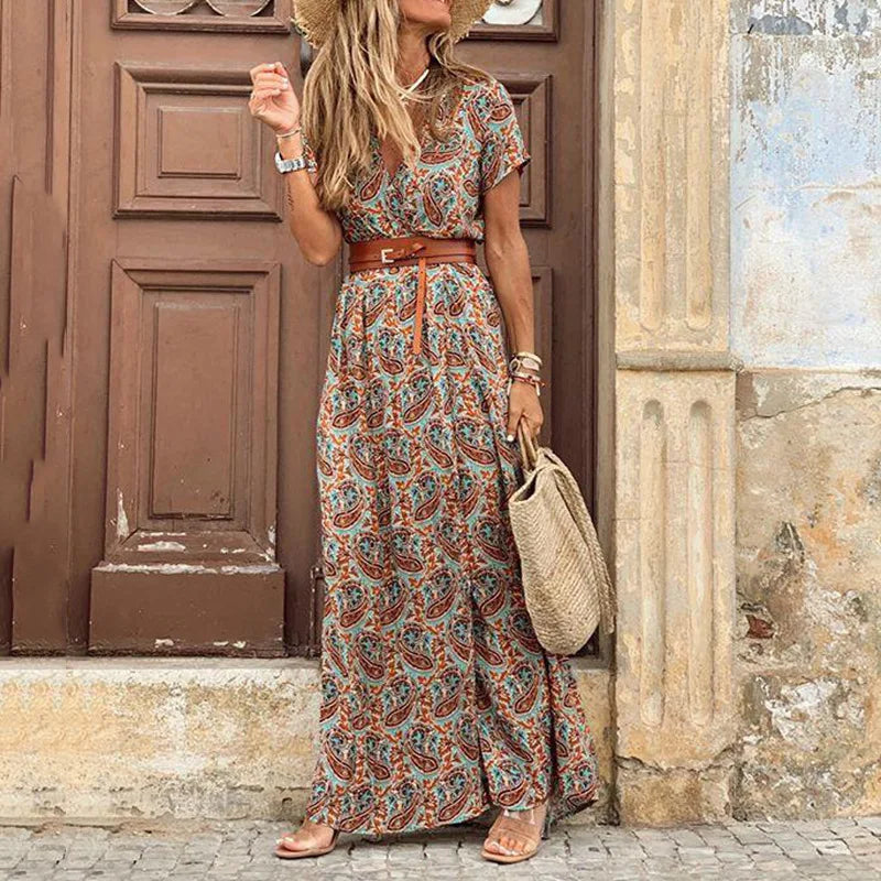 Maria's shopping boho dress