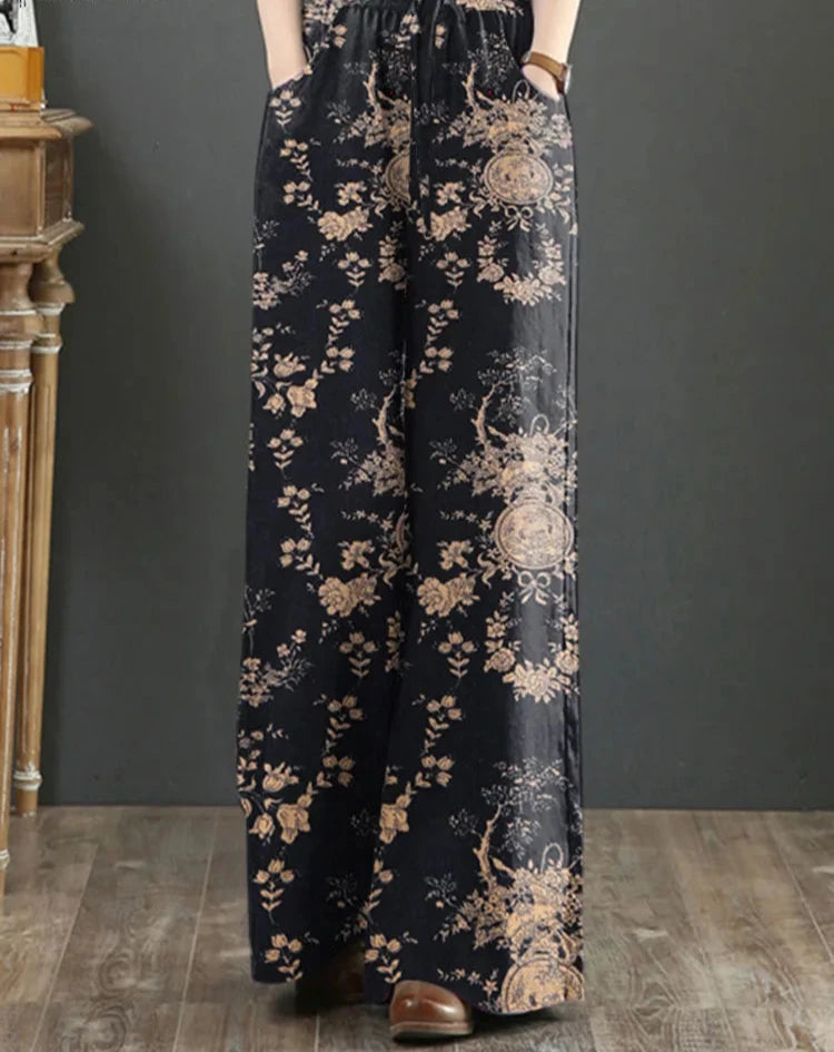 Zara'a Floral Loose Pants