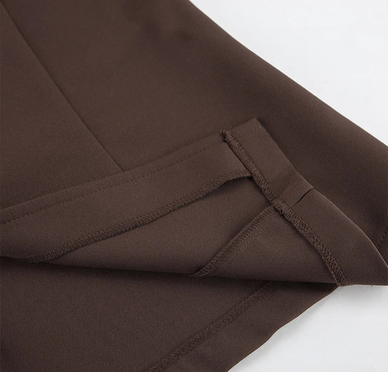 Close-up of brown fabric with a white background