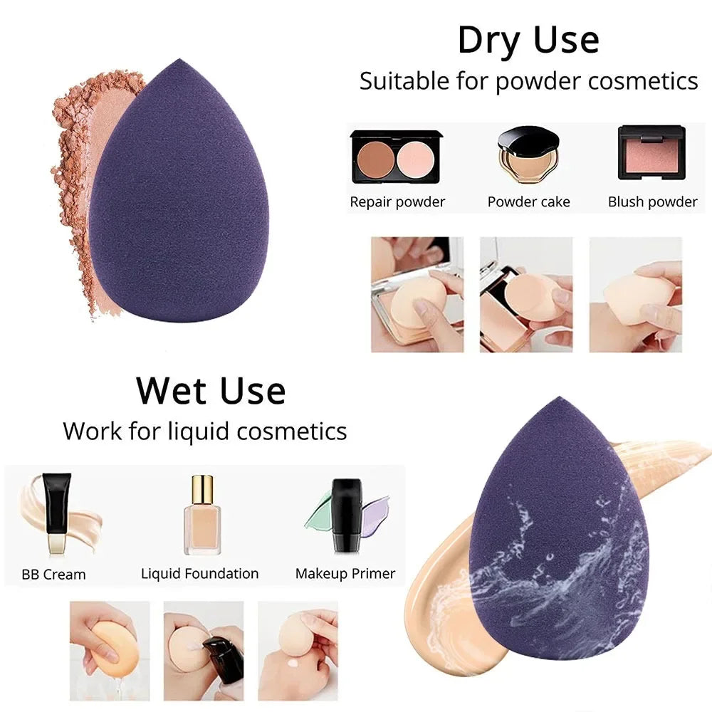 Maria's beauty blender and puff sponge, Set - 12pcs