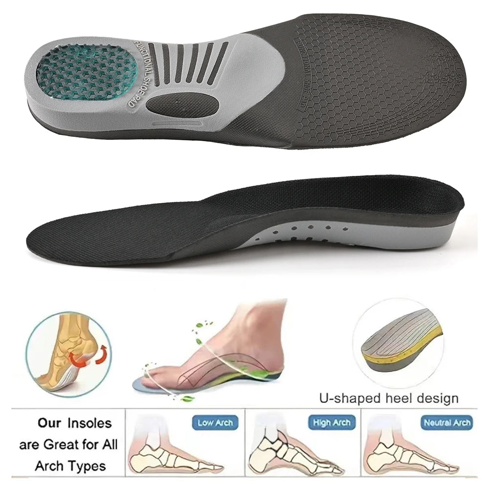 Athletic, Anti-Shock, Insoles Shoe Pads - Unisex