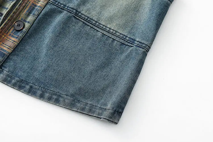 Didi's Casual, Trendy, Stylish, Waistline, Cotton, Denim, Jeans Vest