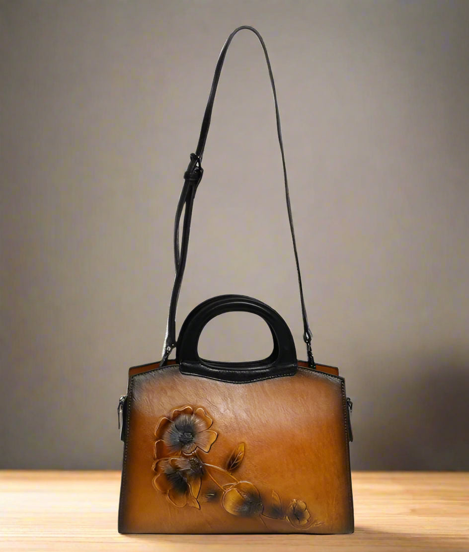 Didi's Retro, Vintage, Genuine Leather, Trendy, Stylish, Handmade, Shoulder Bag