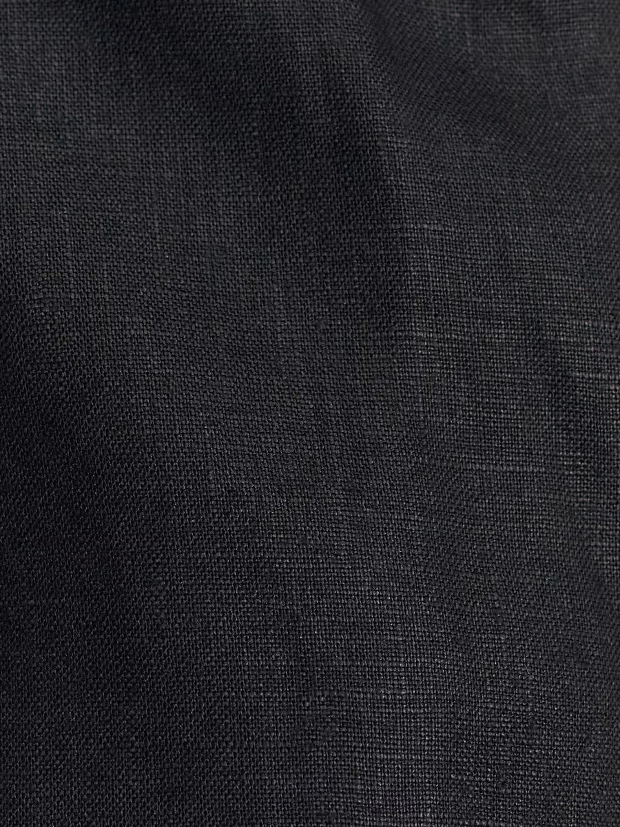 Close-up of black fabric texture