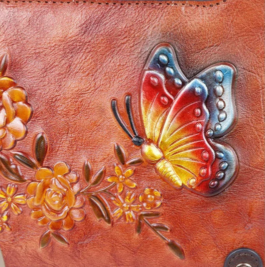 Huda's Retro, Vintage, Genuine Leather, Trendy, Stylish, Handmade, Shoulder Bag