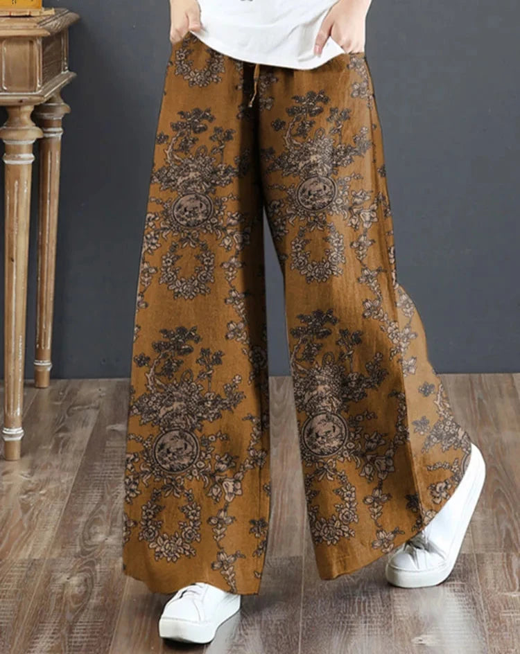 Zara'a Floral Loose Pants