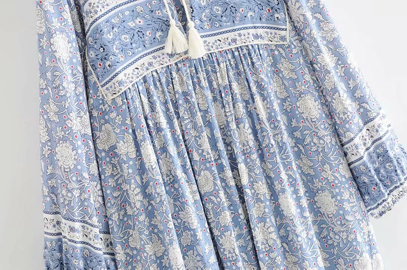 Matilda's loose boho dress