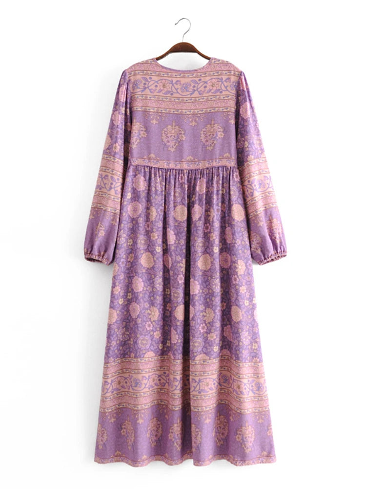 Kate's loose casual Long boho dress