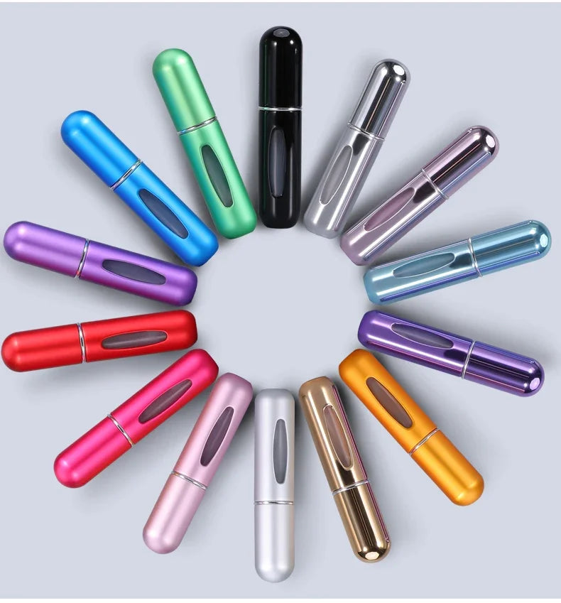 Maria's mini perfume spray bottle- Refillable - 5ml - 10 Pcs