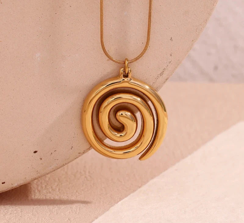 Rima's Spiral Necklace