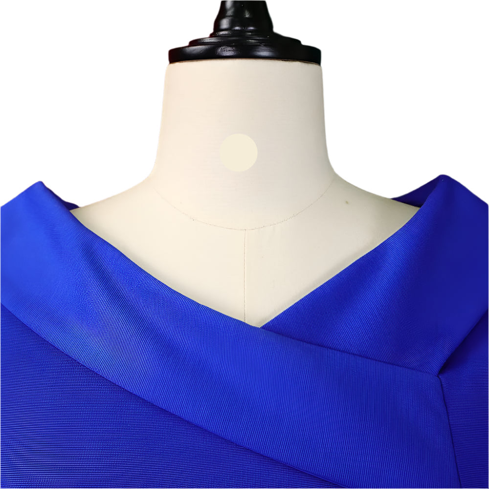 Ivanka's Solid color, Sheath, 3/4 Sleeves, Trendy, Stylish, Formal, Elegant, Midi, Office Dress