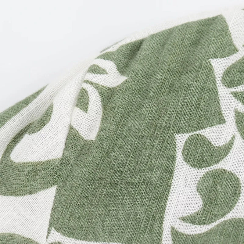 Tina's Boho, Printed, Loose, Vintage, Retro, Stylish, Elegant, Long Sleeves, Above Knee, Mini Dress