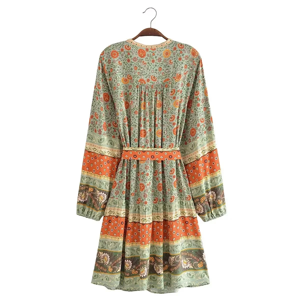 Haya's boho casual mini dress