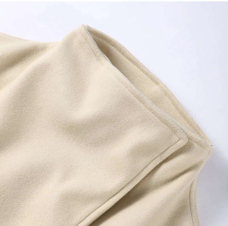 Beige fabric on a white background