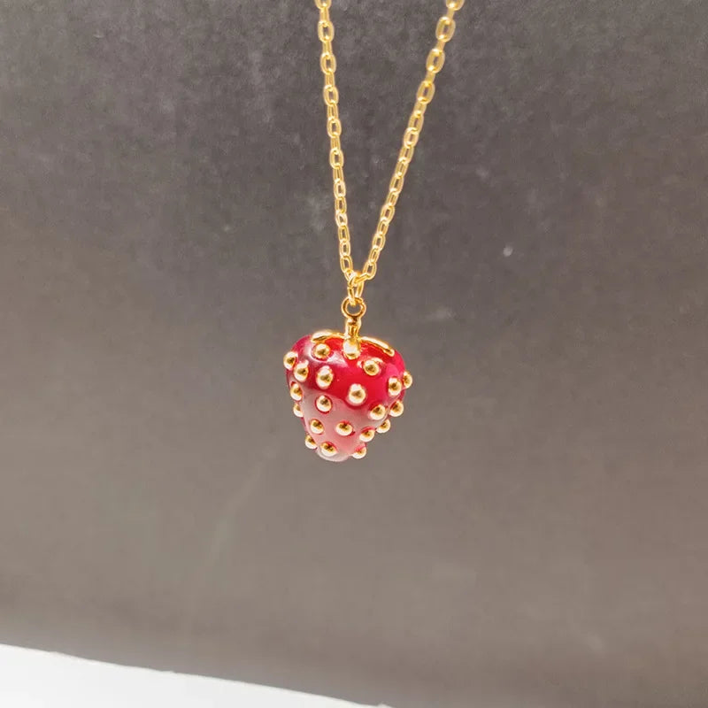 Nana's Strawberry Necklace