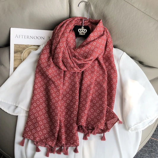 Diana's linen scarf