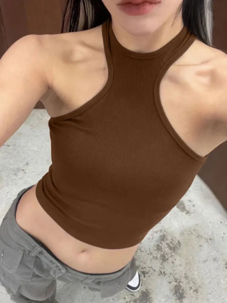 Maggie's Halter cropped top