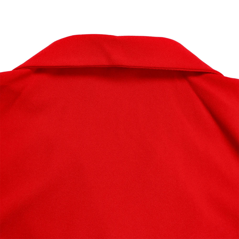 Stacey's Trendy, Stylish, Vintage, Pleated, On Knee, 3/r Sleeves, Solid Color, Office Dress