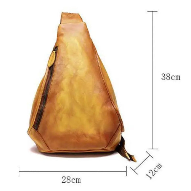 Noha's Retro, Vintage, Genuine Leather, Trendy, Stylish, Handmade, Shoulder Bag