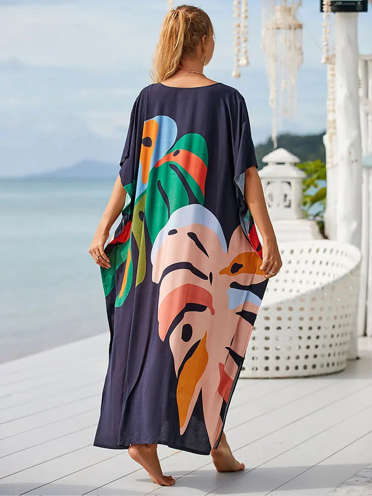 Fatima's printed one-size Kaftan