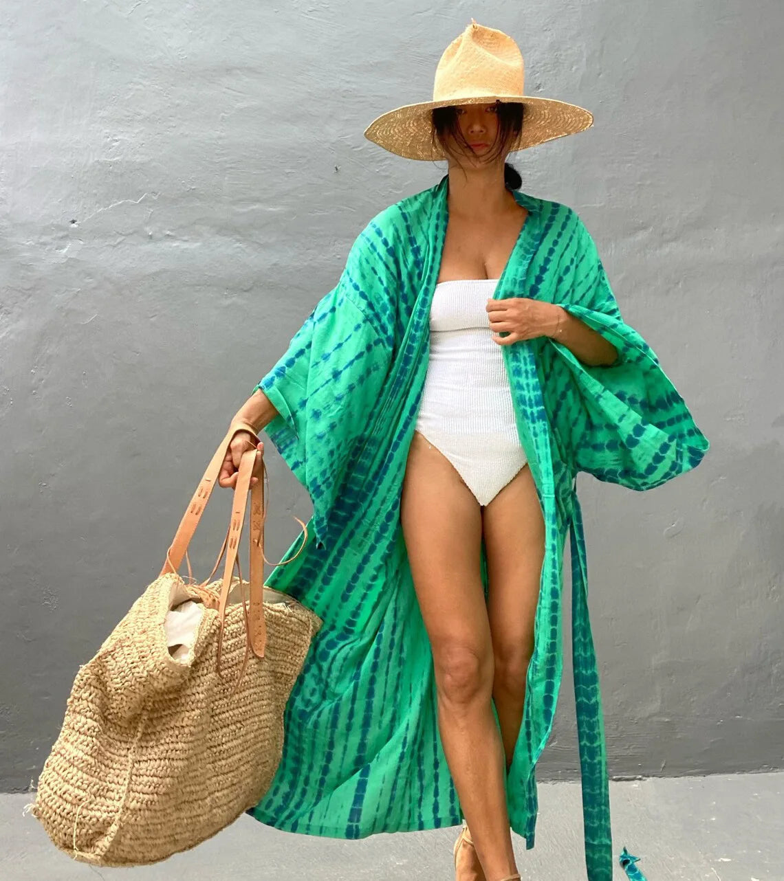 Sarah's beach long coverup robe