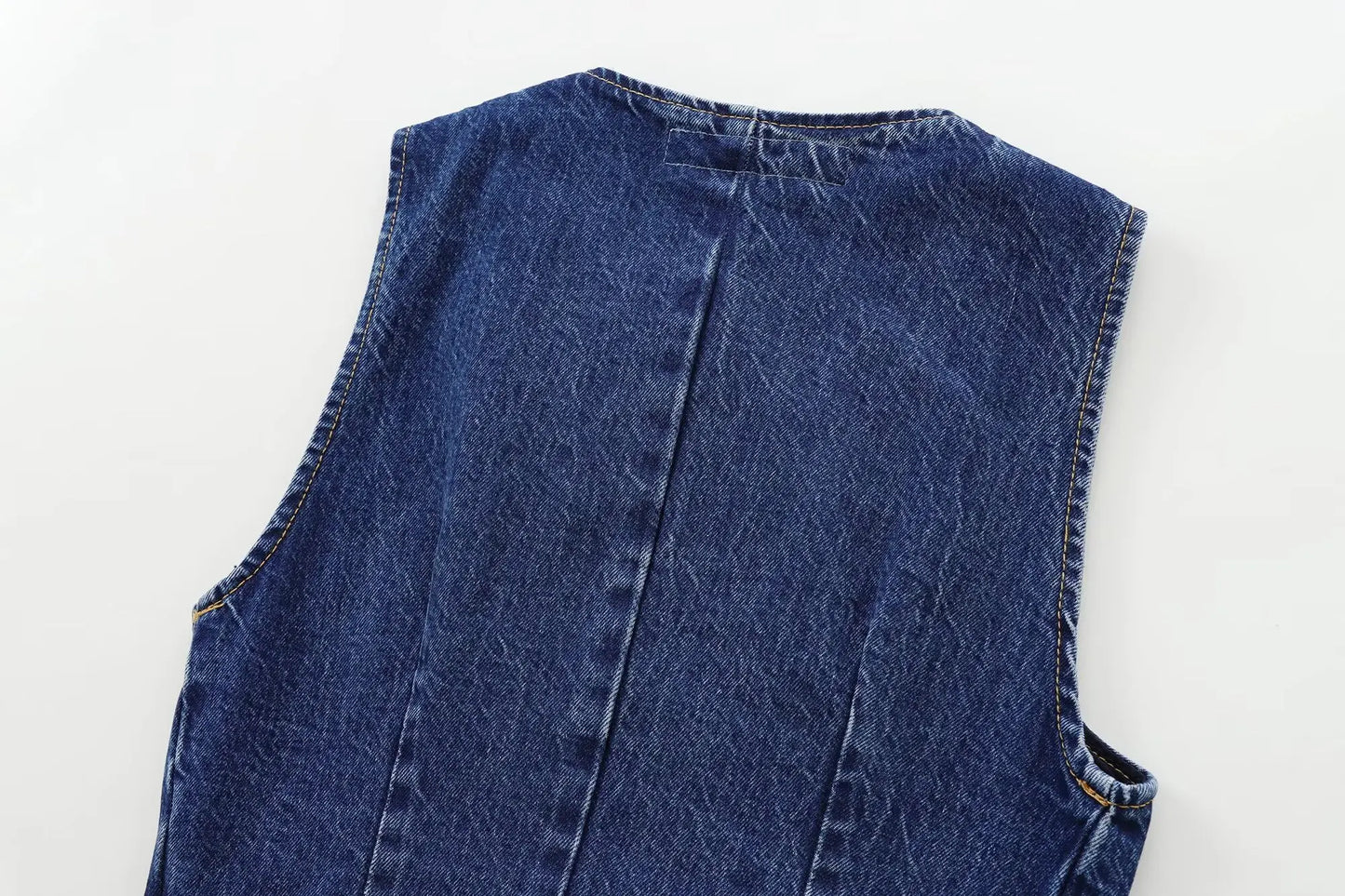 Elsa's Casual, Trendy, Stylish, Waistline, Cotton, Denim, Jeans Vest