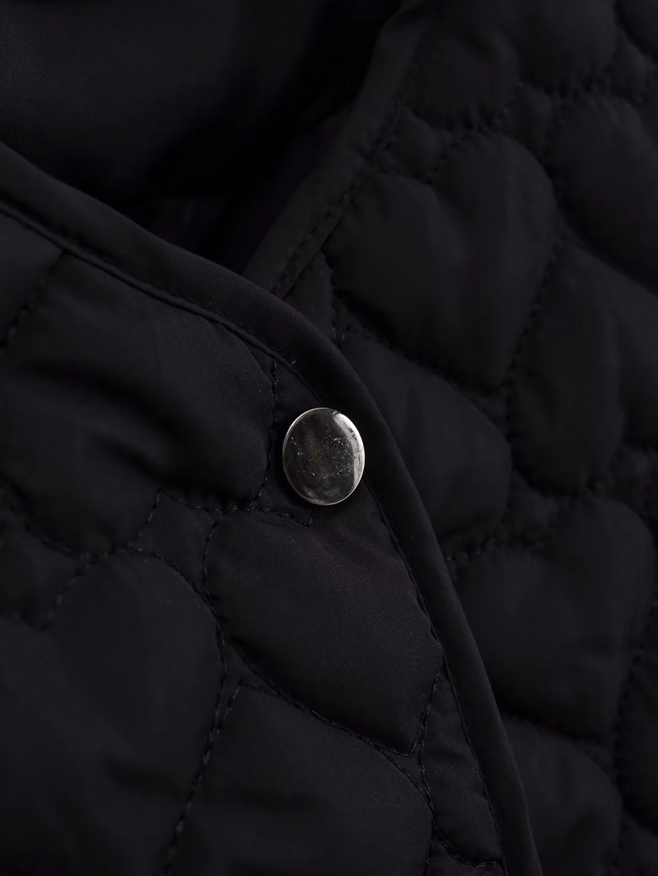 Penelope's Winter, Trendy, Stylish, Vintage, Long Sleeves, Fiber Filling, Short Jacket