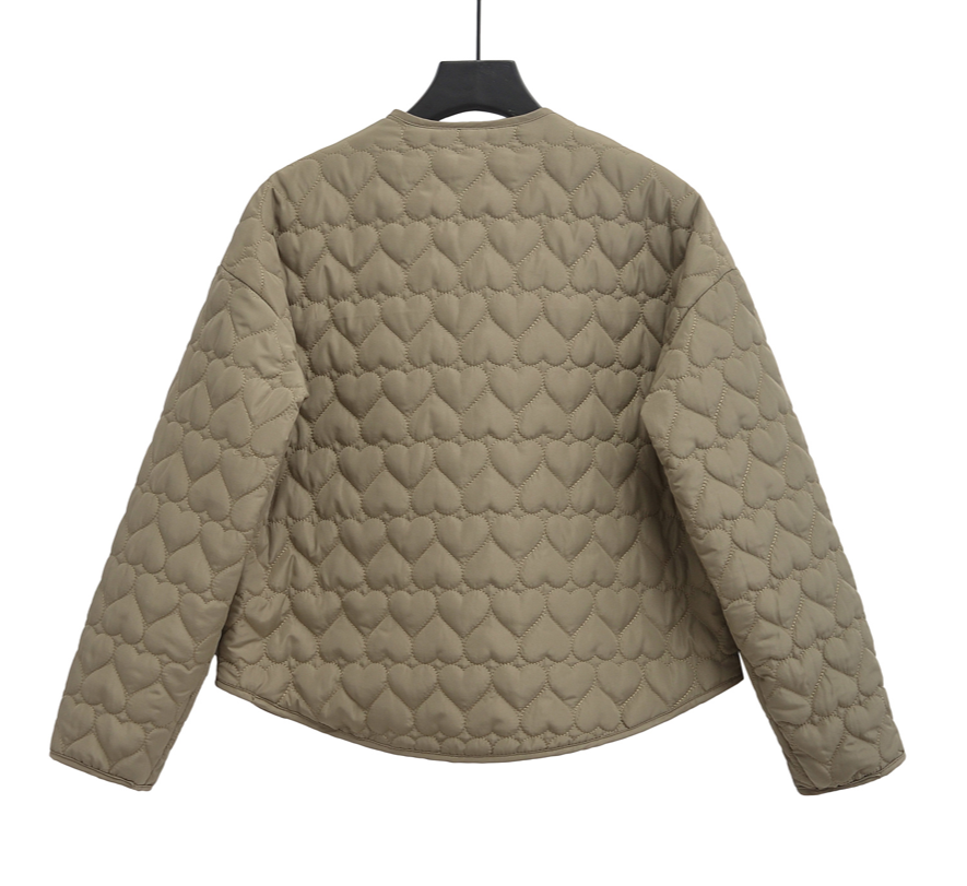 Penelope's Winter, Trendy, Stylish, Vintage, Long Sleeves, Fiber Filling, Short Jacket