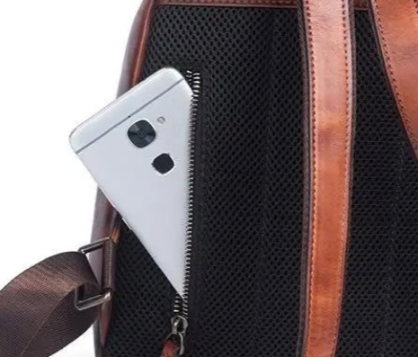 Amelia's Vintage, Retro, Genuine Leather, Stylish, Trendy, Chic, School, Backpack