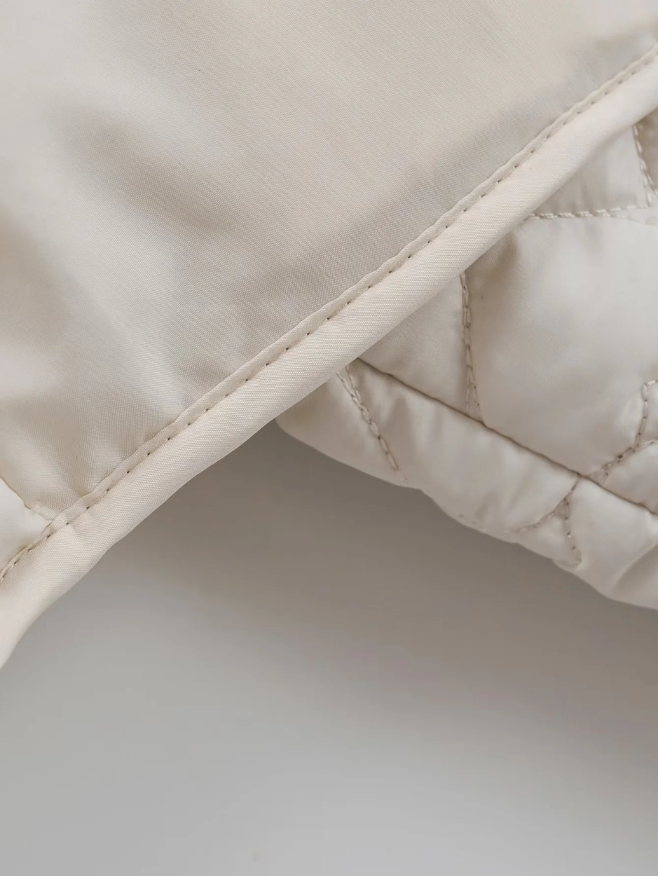 Penelope's Winter, Trendy, Stylish, Vintage, Long Sleeves, Fiber Filling, Short Jacket